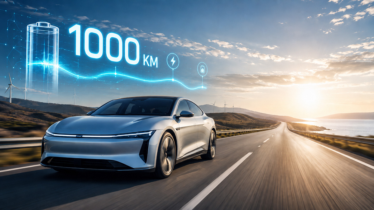 elektrikli araclar 1000km menzil
